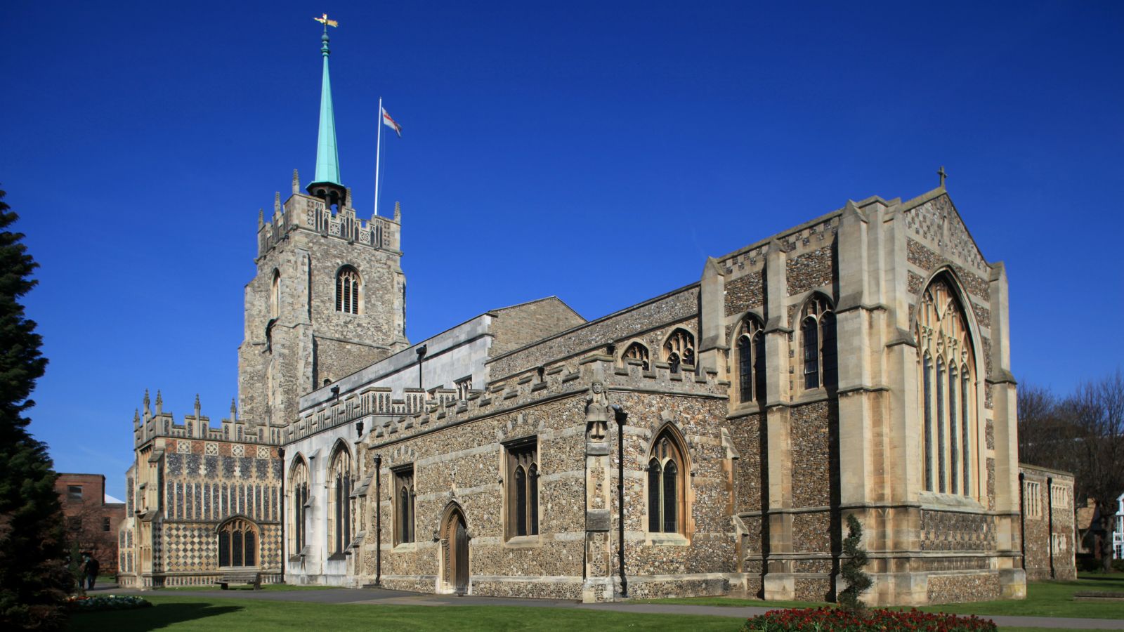 Chelmsford Cathedral in Chelmsford, England.